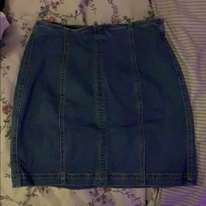 kendall & kylie denim skirt